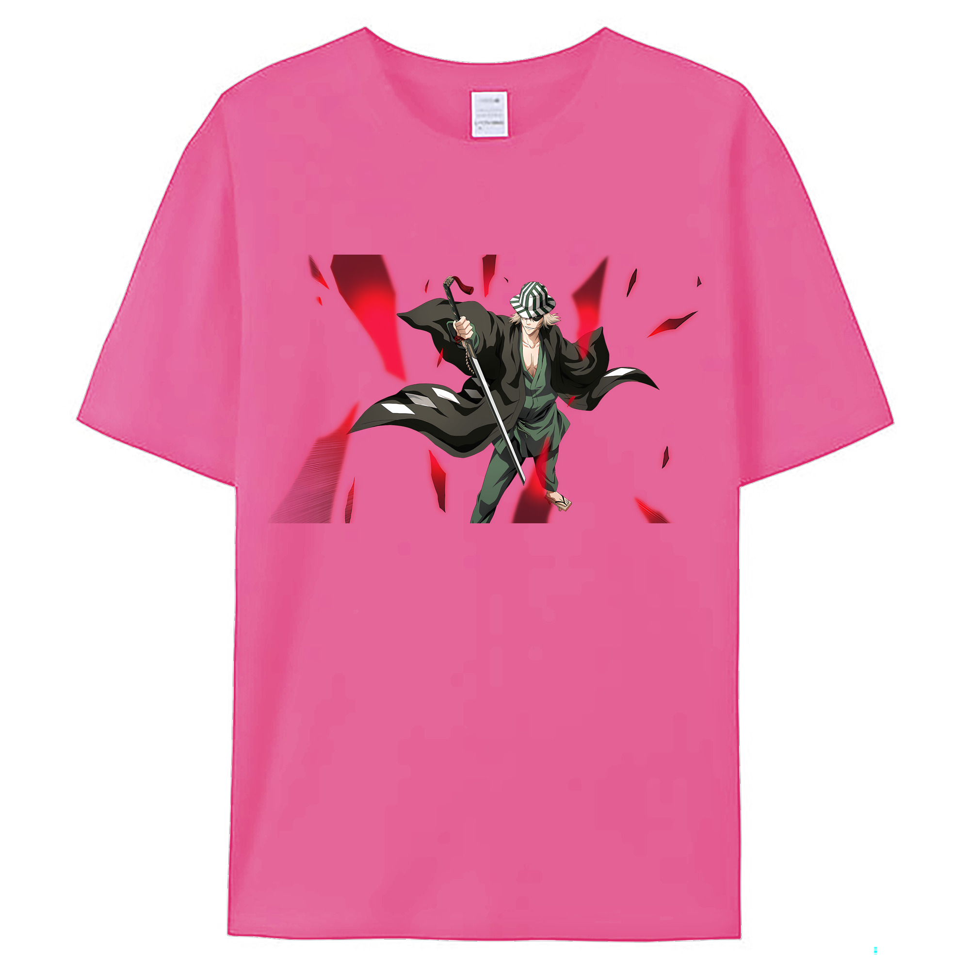 （画像用） "ブリーチ 浦原 喜助（うらはら きすけ） BLEACH Urahara Kisuke " レディースカジュアルプリントTシャツ（綿100％）
